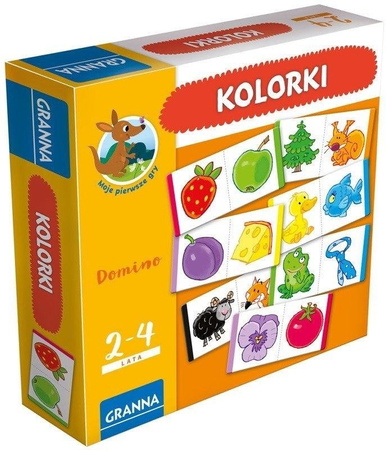Granna Kolorki Gra dla Dzieci Domino