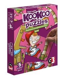 KooKoo Puzzle gra Bajki 2w1 Zwariowane Łamigłówki