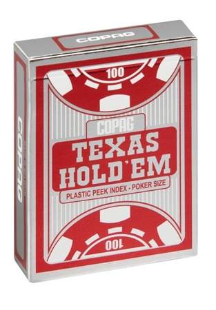 Copag - Karty Pokerowe Texas Hold'em 100% Plastik